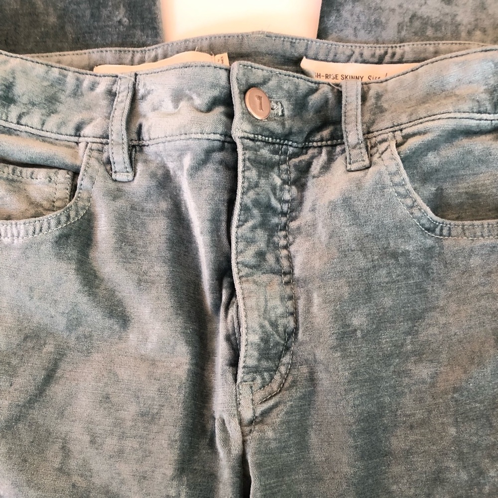 Anthro Velvet Pilcro and the Letterpress High-Rise Skinny Jeans - Picture 4 of 6